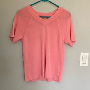 Barbie Pink Vintage Short Sleeve Sweater Size S